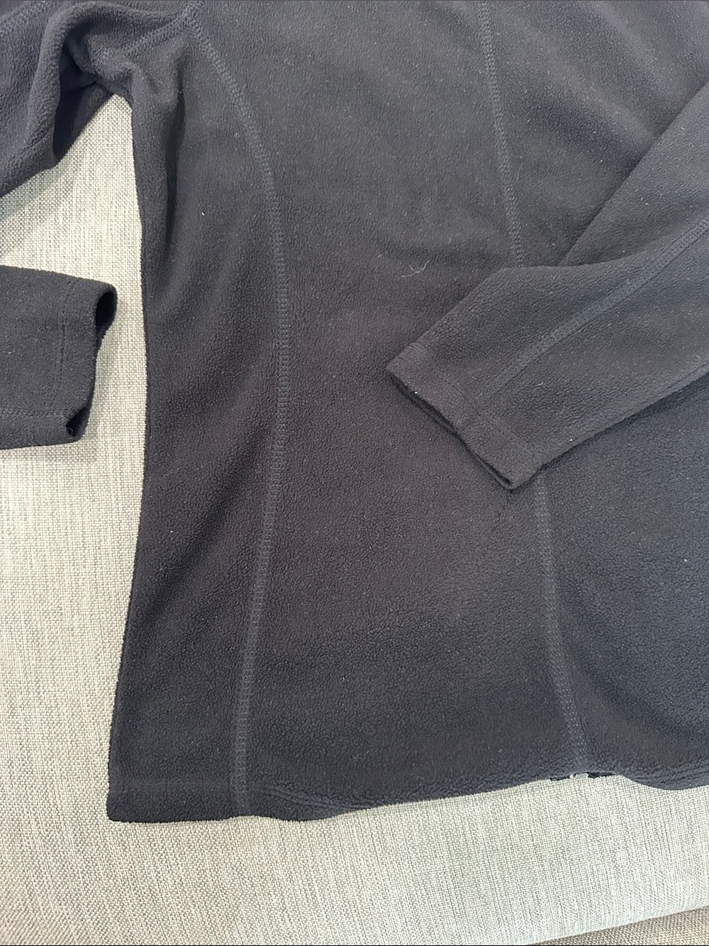 Women's Kaiser Permanente Black Full-Zip Fleece Jacket Size XS - Picture 10 of 13